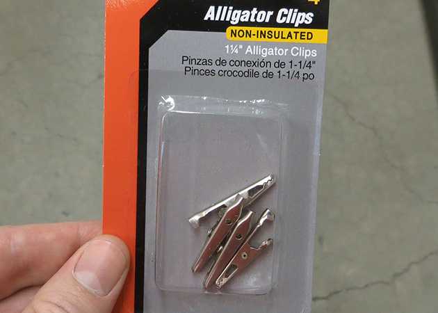 1.25 inch Non-Insulated Alligator Clips